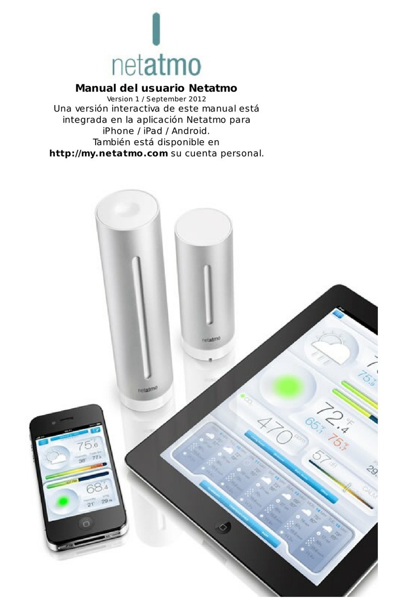 LEGRAND Netatmo user manual LEGRAND Netatmo user manual