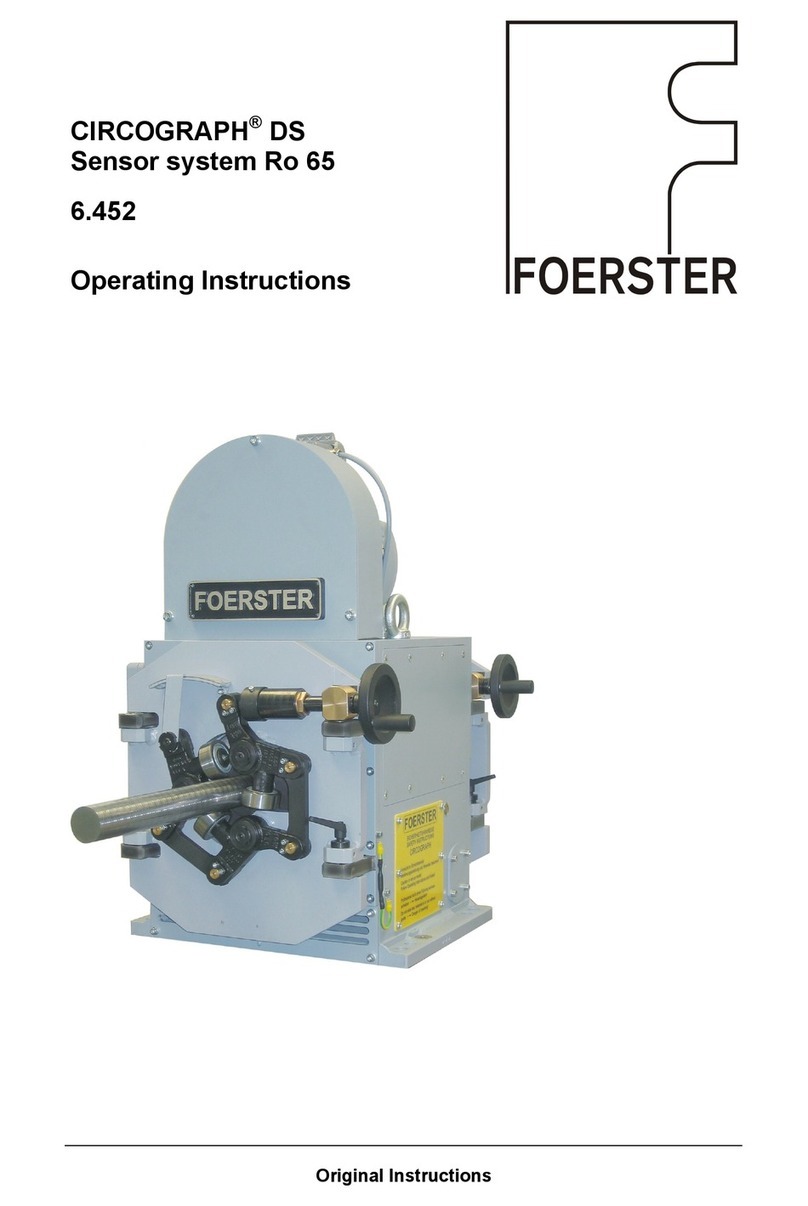 Foerster CIRCOGRAPH DS operating instructions