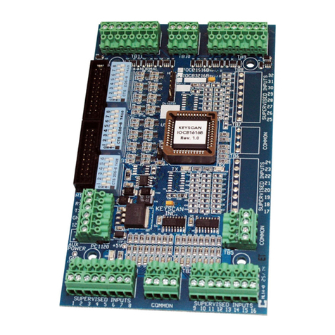 Keyscan Aurora IOCB1616 User manual