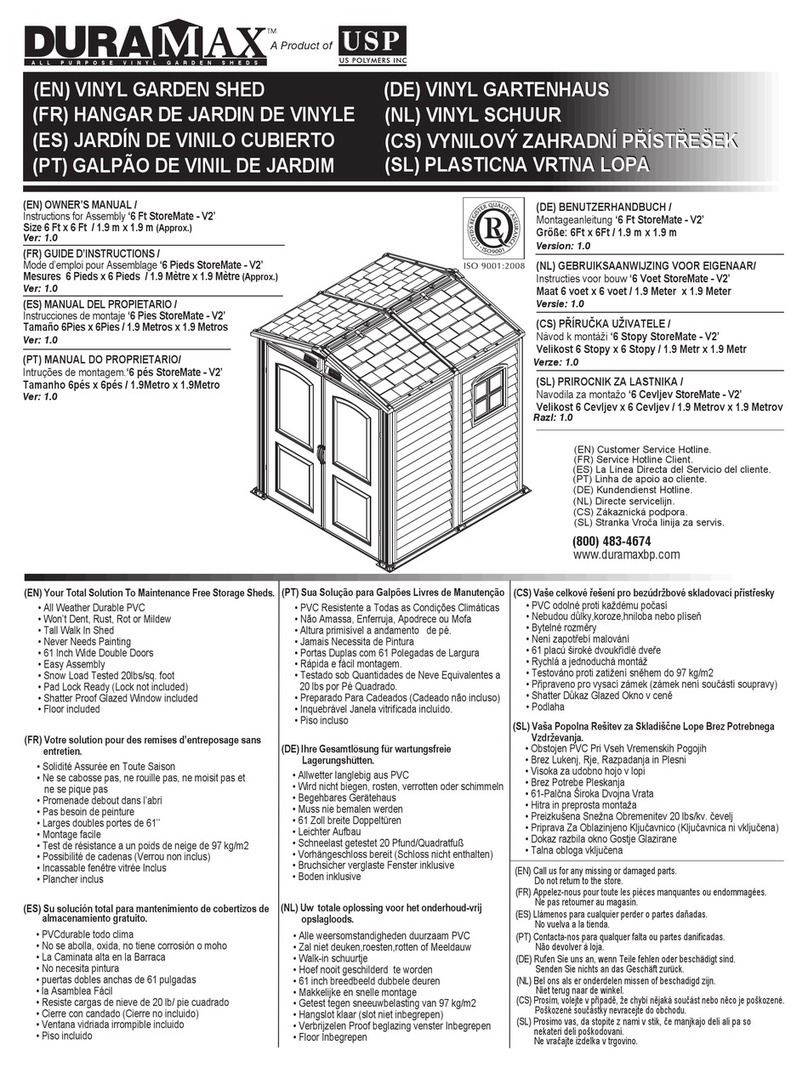USP DuraMax 6 Ft StoreMate V2 owner's manual