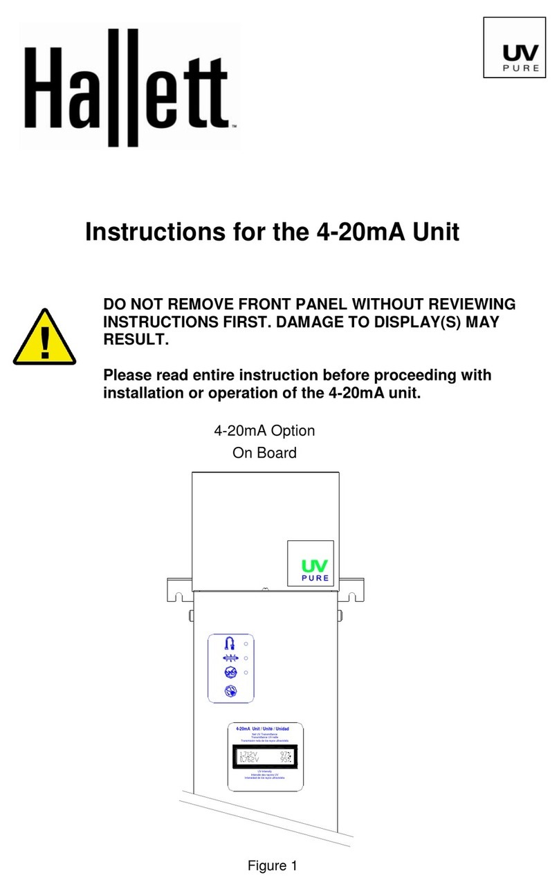 UV Pure Technologies Hallett instructions