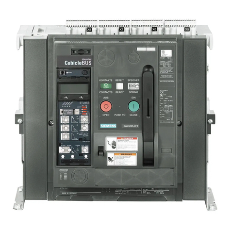 Siemens SENTRON 3WL Parts list manual