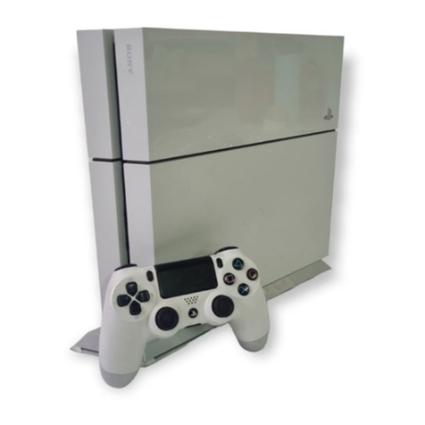 Sony PS4 CUH-1102A Installation and operating manual