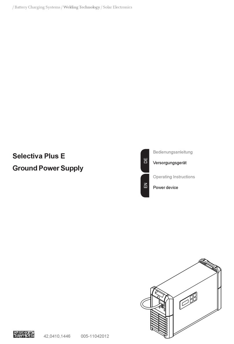 FRO­NIUS Selectiva Plus E operating instructions