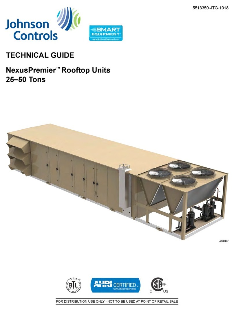 Johnson Controls NexusPremier 25 Ton Quick start guide
