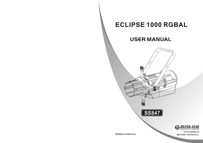 SilverStar ECLIPSE 1000 RGBAL user manual
