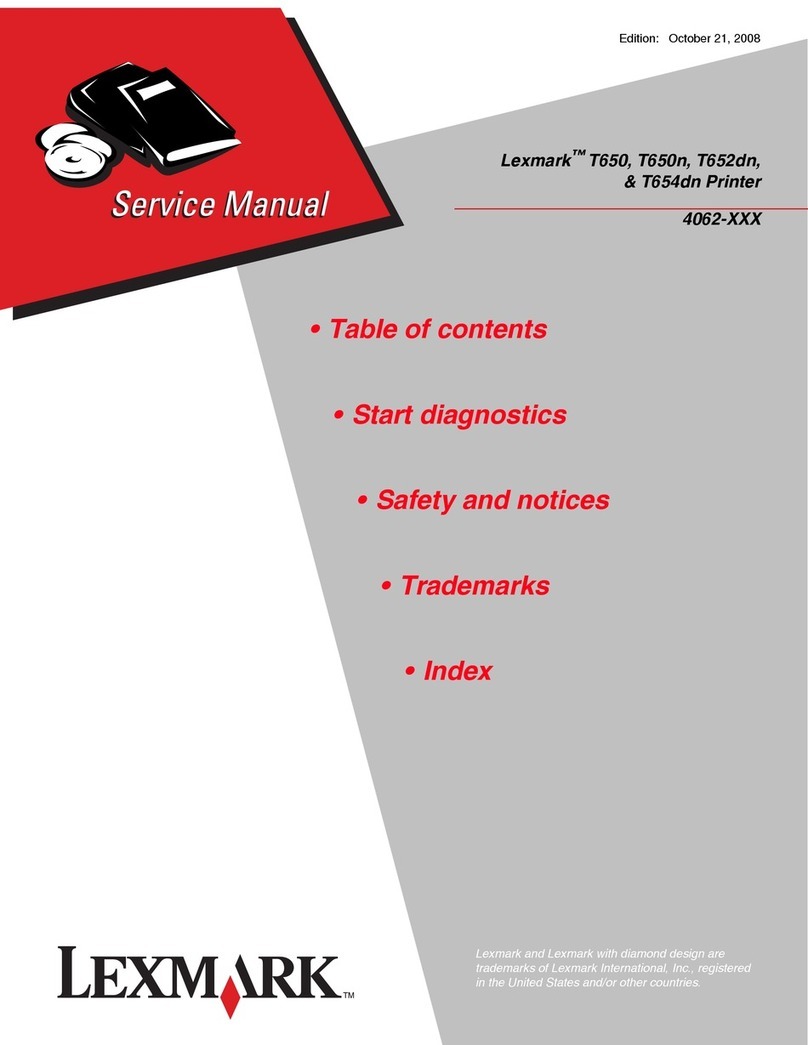 Lexmark T650n User manual