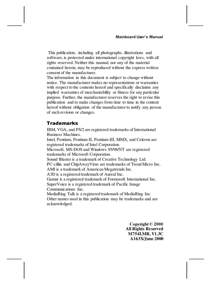 AMPTRON PIII-3754LMR user manual