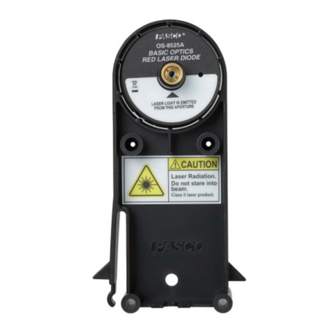 PASCO OS-8525A User manual