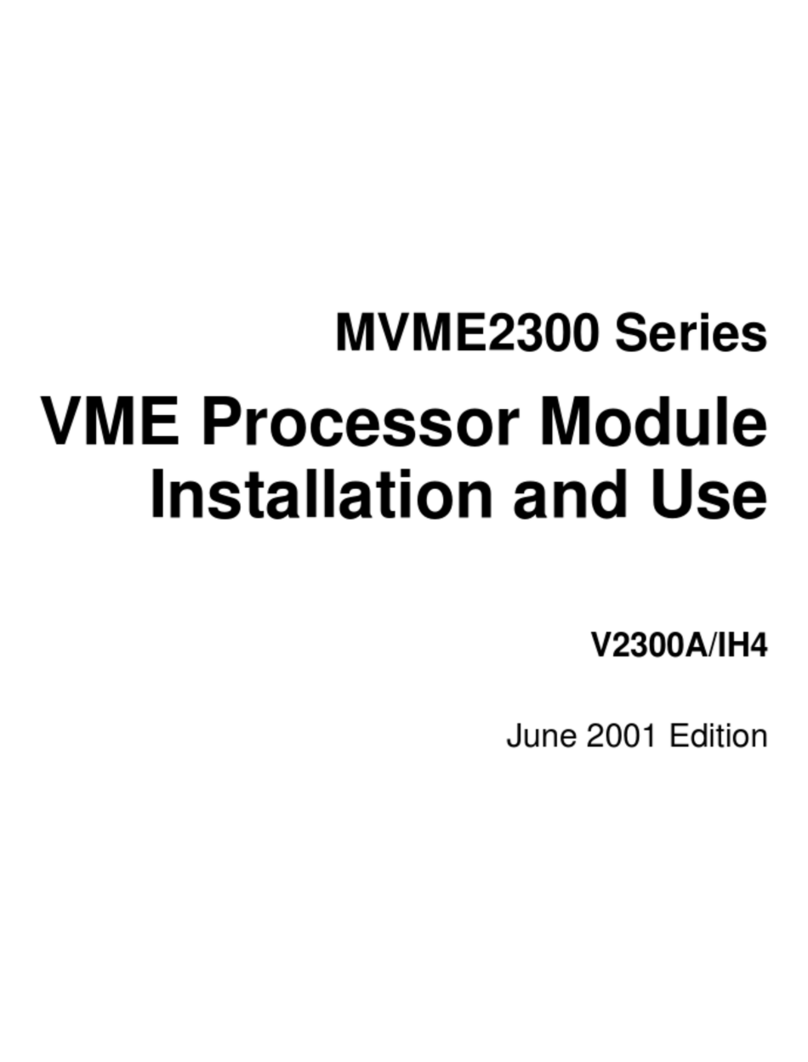 Motorola MVME2300 Series Quick start guide Motorola MVME2300 Series Quick start guide