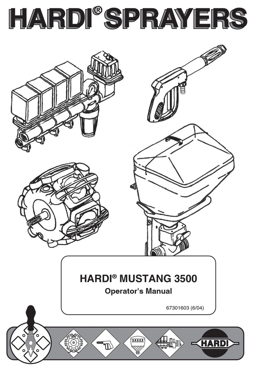 Hardi MUSTANG 3500 Operator's manual