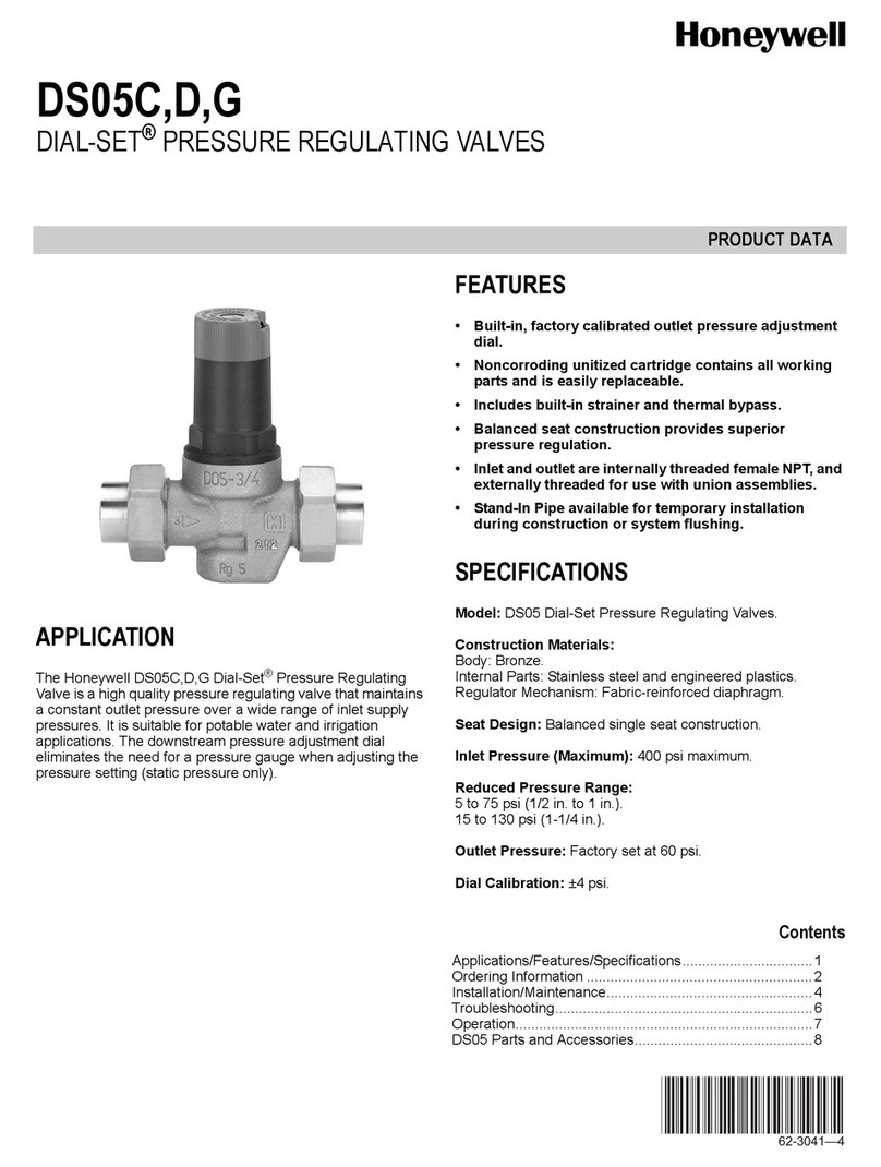 Honeywell DIAL-SET DS05C Operation manual