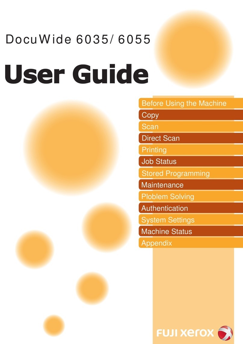 Fuji Xerox DocuWide 6035 User manual