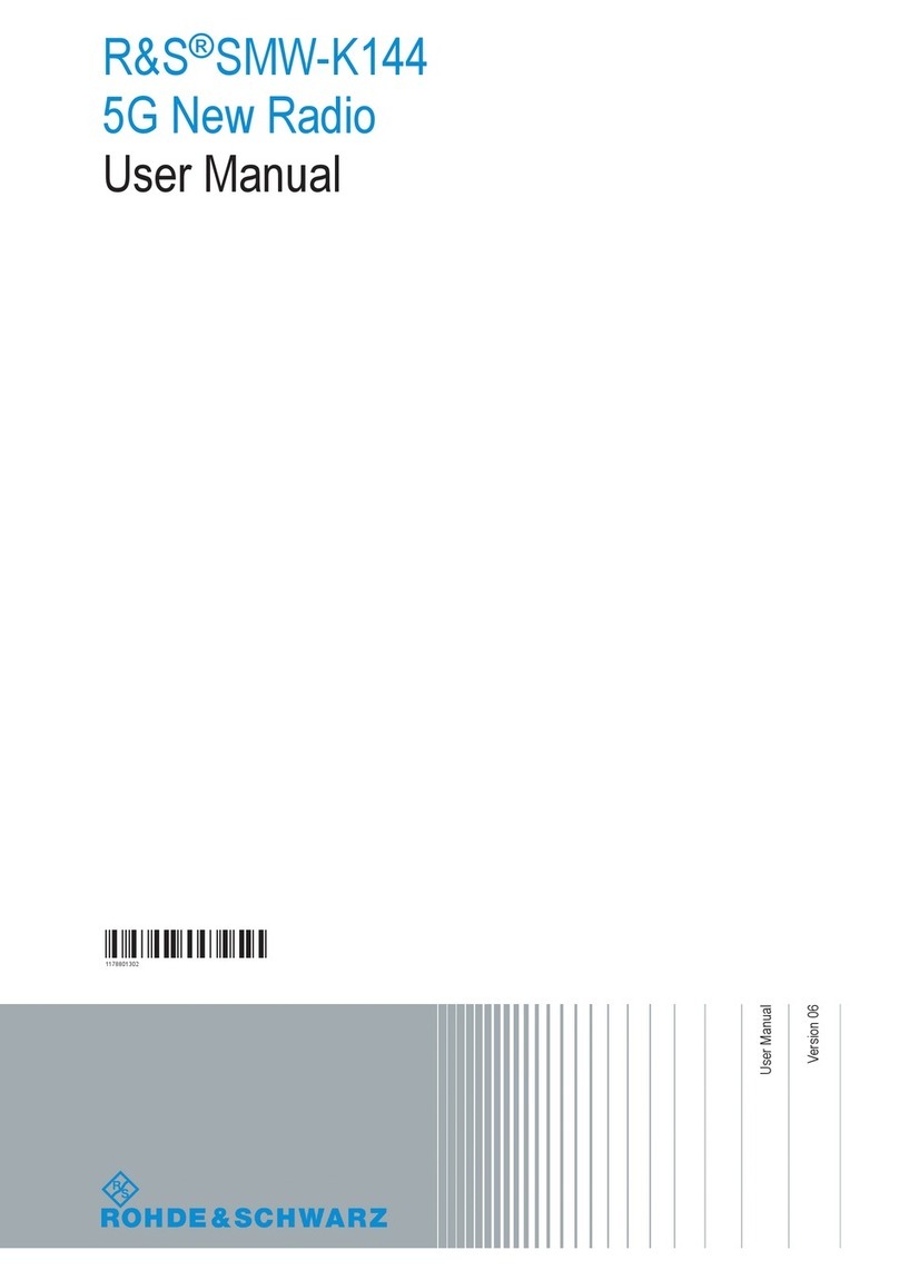 Rohde & Schwarz SMW-K144 user manual