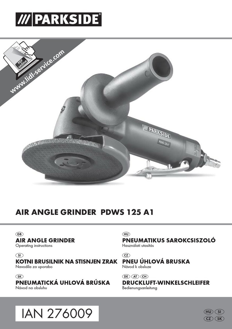 Parkside PDWS 125 A1 operating instructions