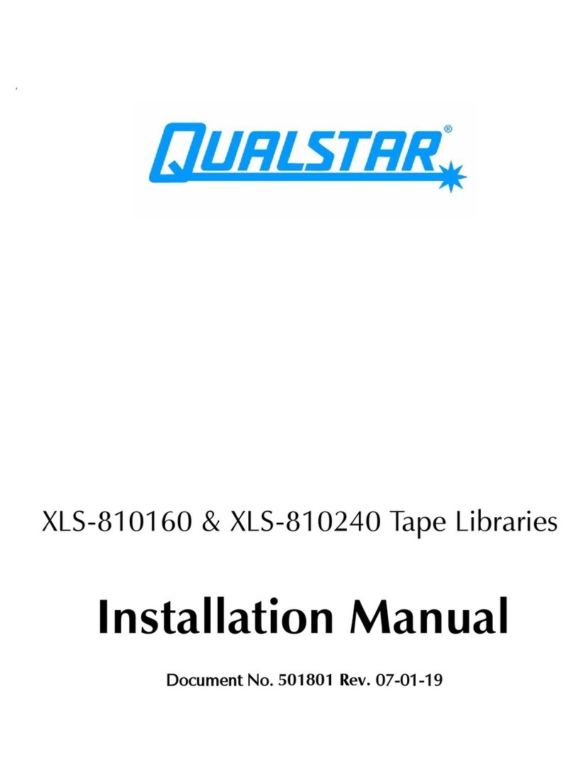 Qualstar XLS-810160 installation manual
