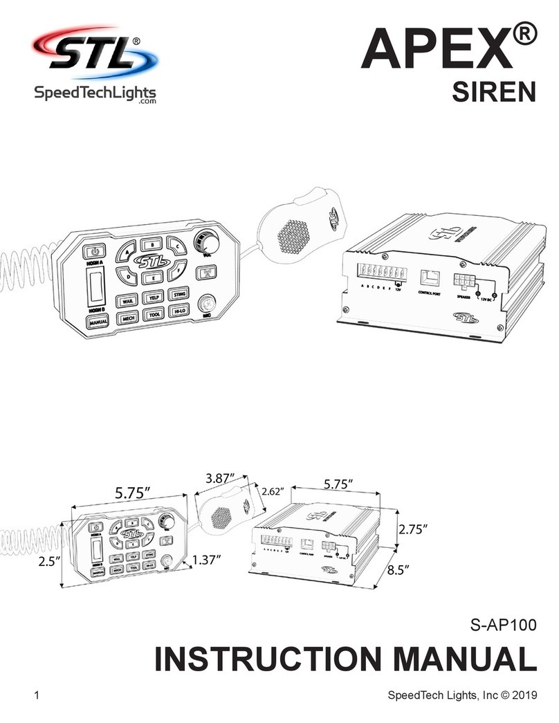 SpeedTech Lights APEX S-AP100 instruction manual