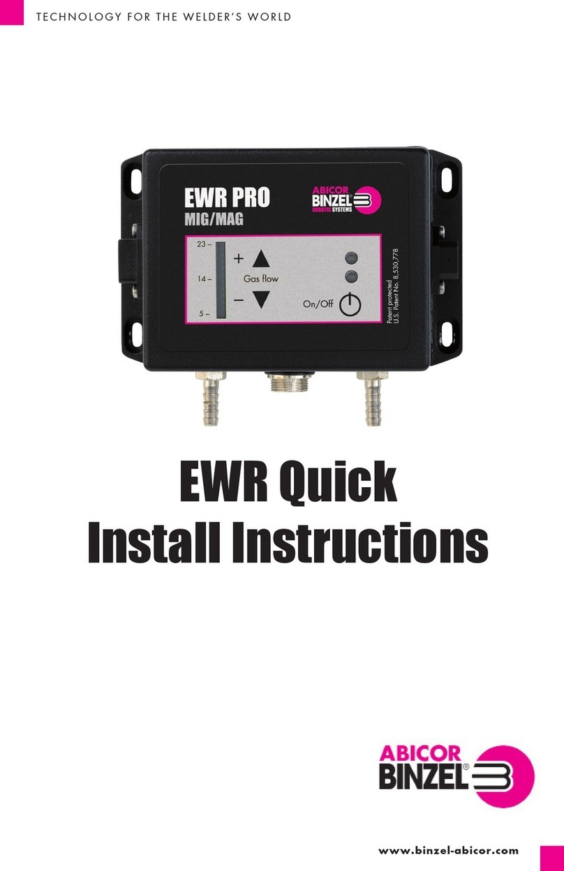 Abicor Binzel EWR Quick Install instructions