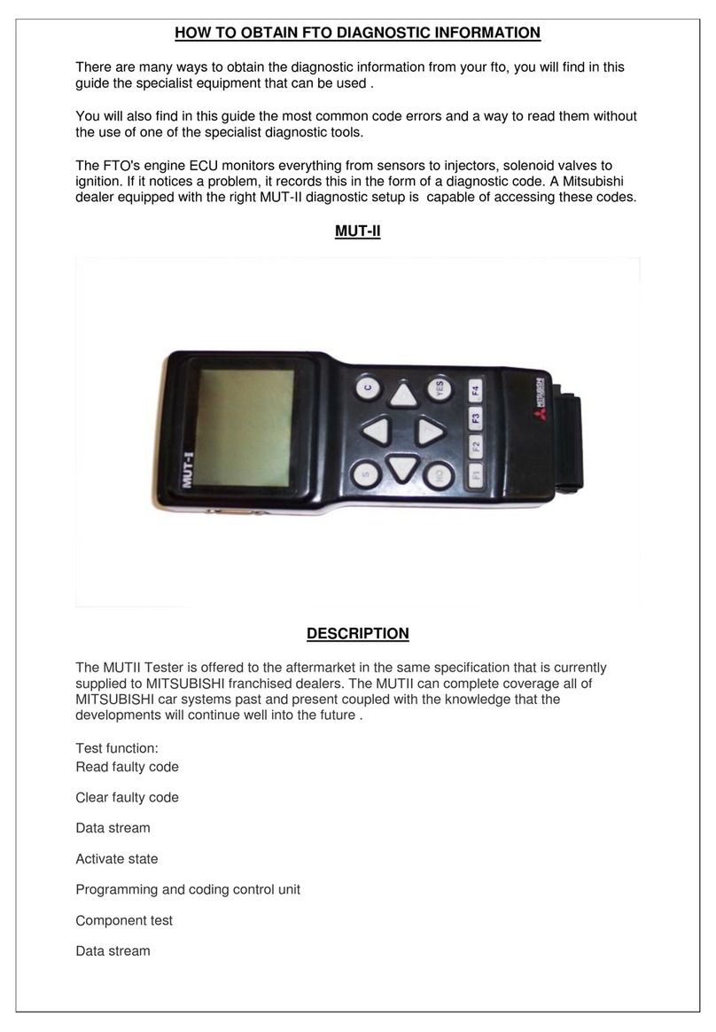 Mitsubishi MUT-II manual