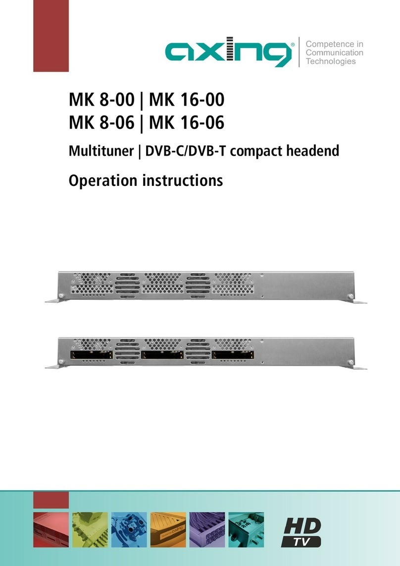 axing MK 8-00 User manual