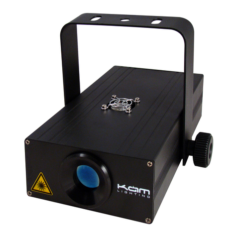 KAM DMX Laser40 FScan User manual