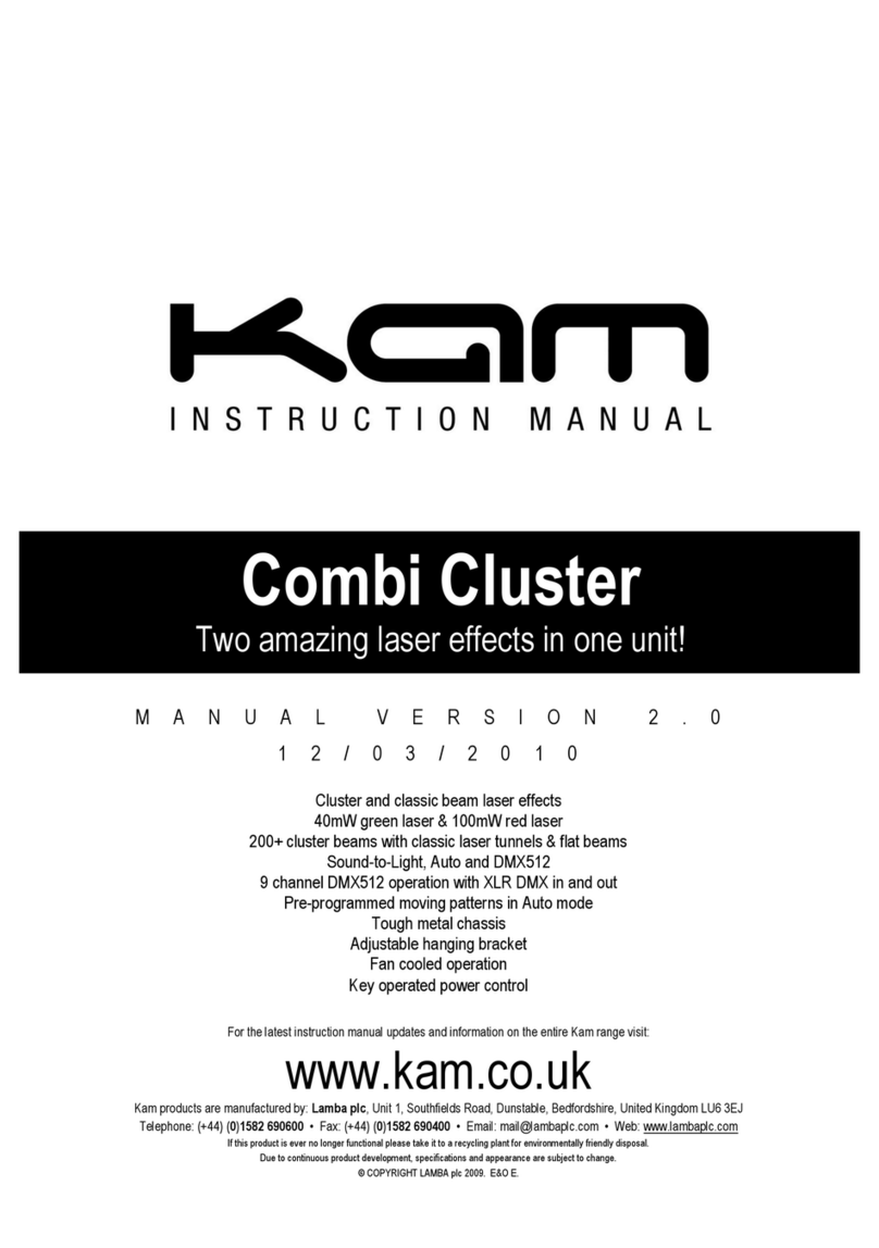 KAM Combi Cluster User manual