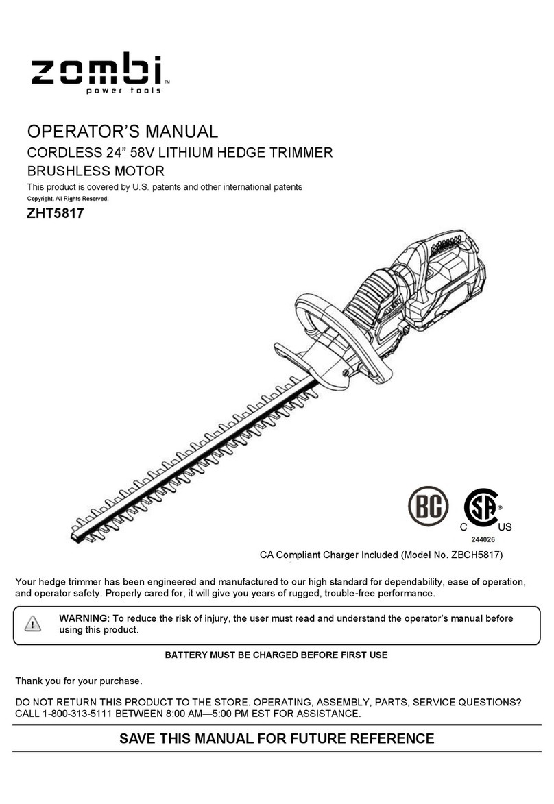 Zombi ZHT5817 Operator's manual