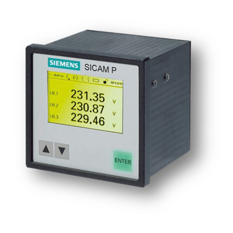 Siemens SICAM P 7KG7755 User manual