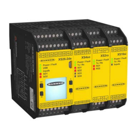 Banner XS26-2 Series instruction manual