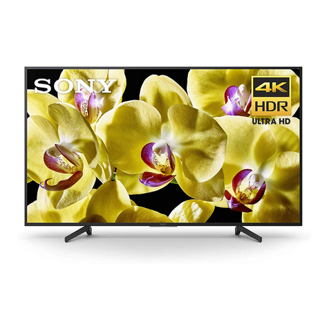 Sony Bravia XBR-75X800G User manual