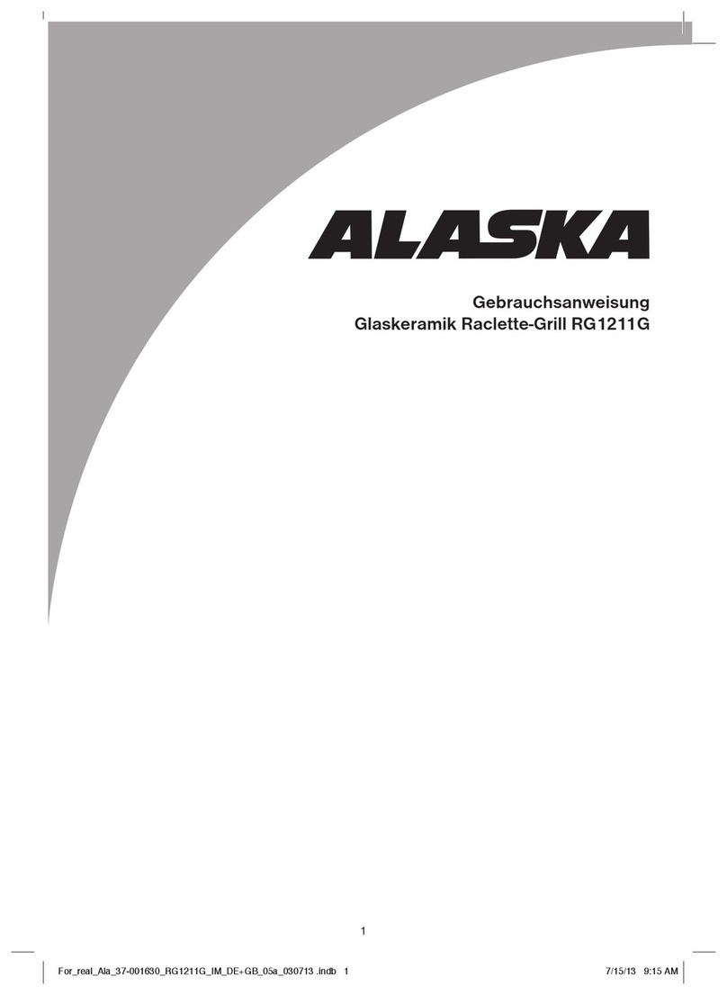 ALASKA RG1211G instruction manual