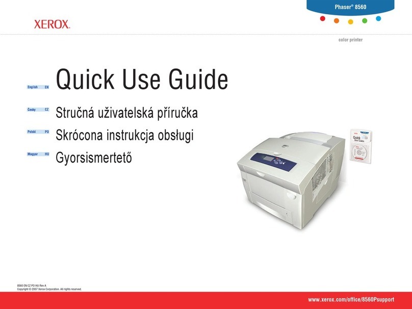 Xerox Phaser 8560 Operating manual