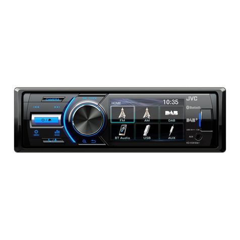 JVC KD-X561DBT User manual