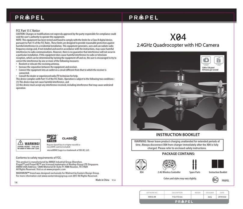 Propel Trampolines X04 Instruction booklet