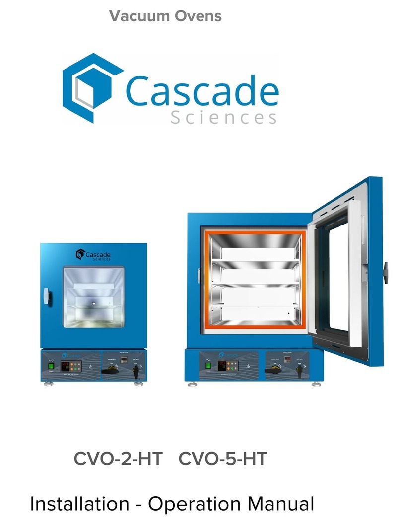 Cascade Sciences CVO-2-HT Installation and operation manual Cascade Sciences CVO-2-HT Installation and operation manual