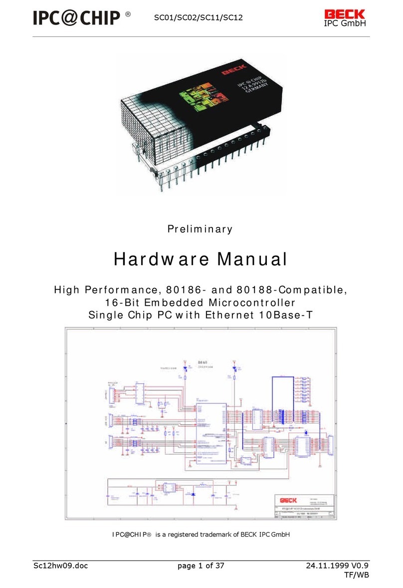 Beck IPC@CHIP SC01 User manual
