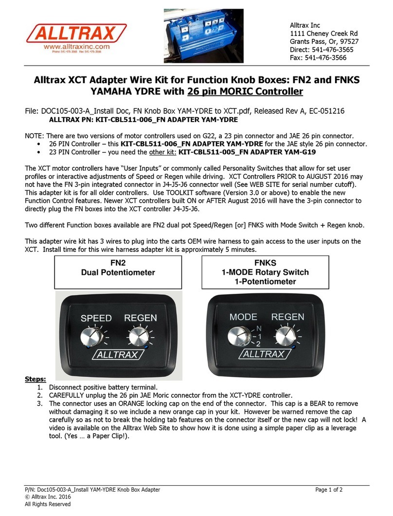 Alltrax XCT manual