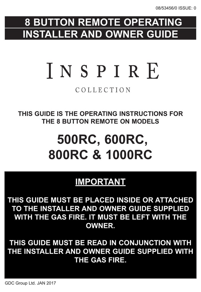 GDC Group Valor  Inspire Series Installer and owner guide