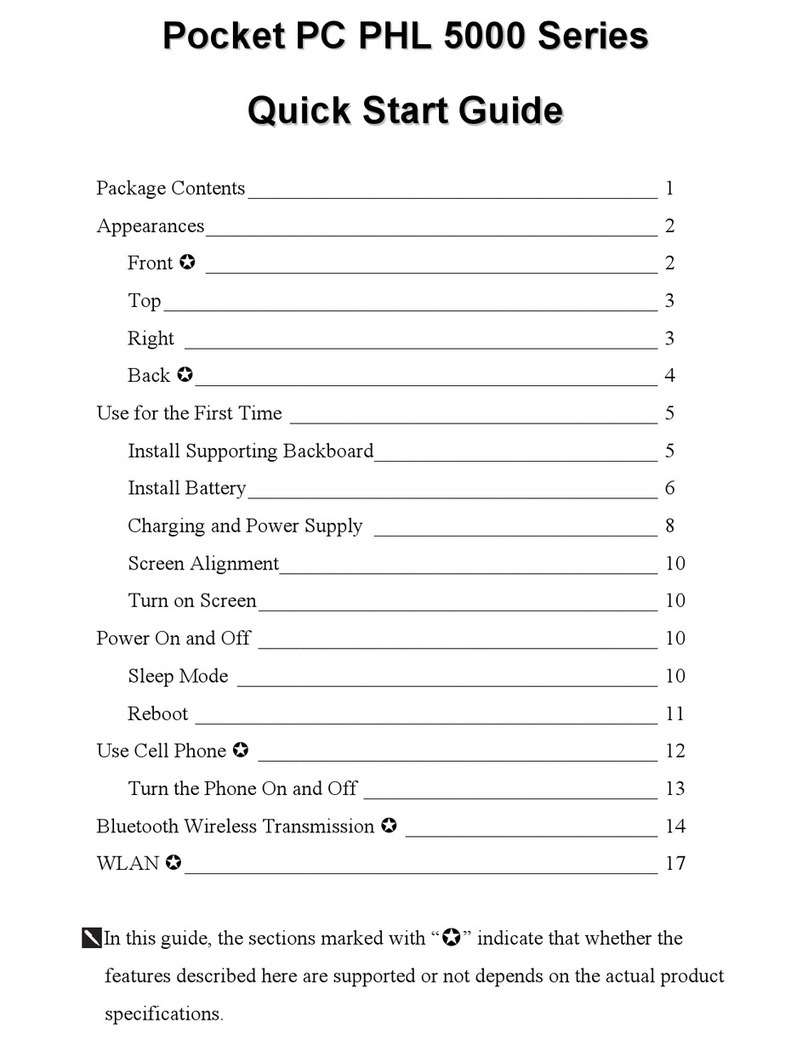 Opticon PHL-5000 Series User manual