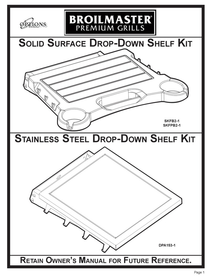 Broil King SKFB2-1 User manual