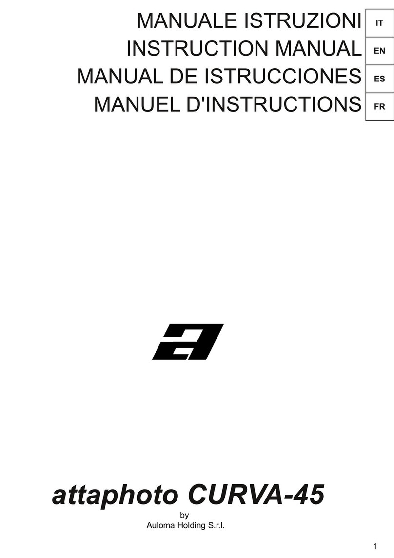 Auloma Attaphoto Curva 45 instruction manual