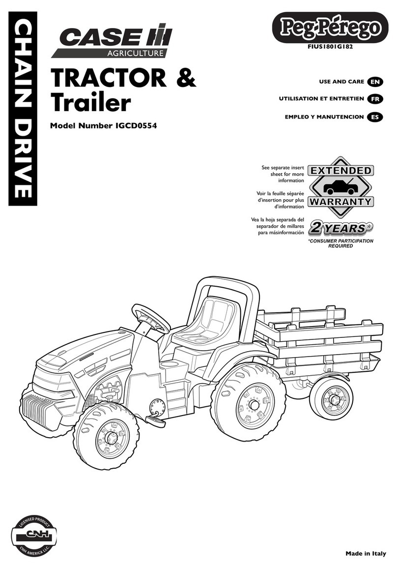 Peg-Perego CASE IH Agriculture IGCD0554 Installation instructions