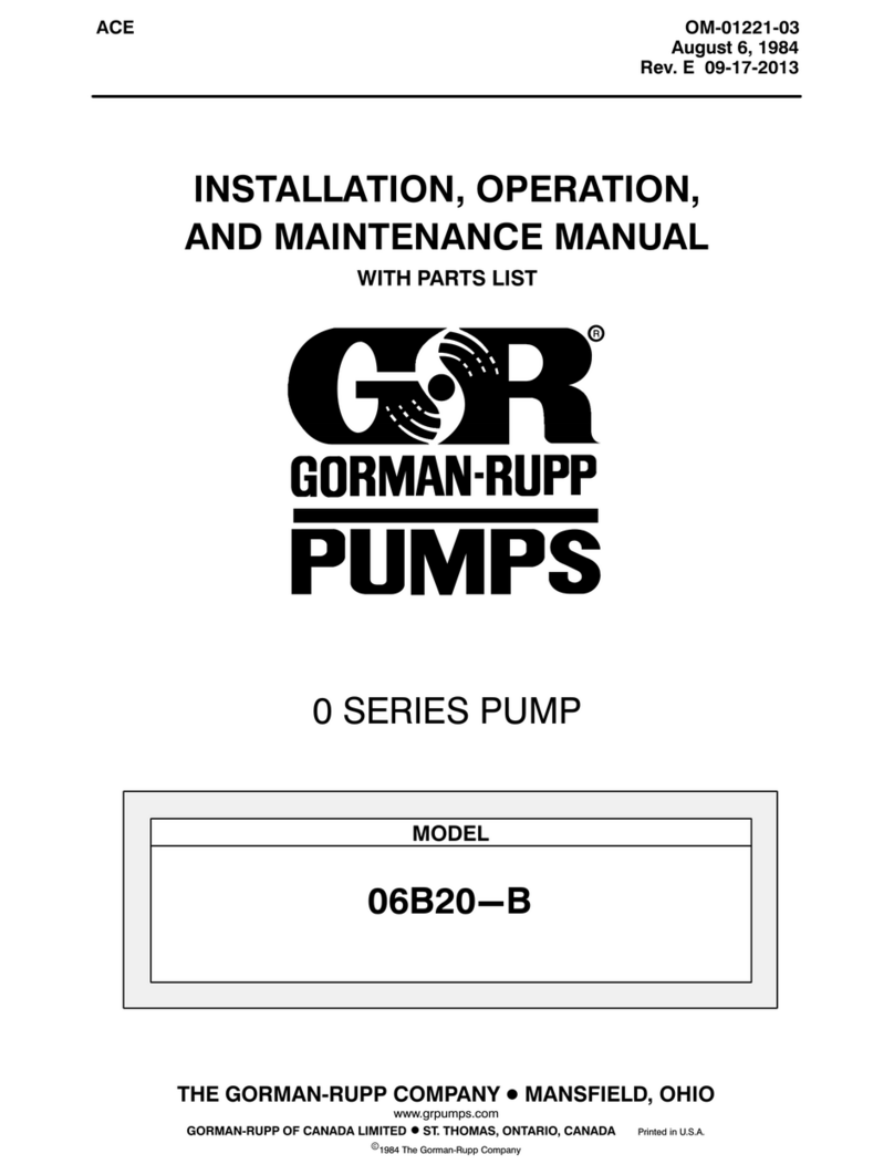 GORMAN-RUPP 0 SERIES Application guide