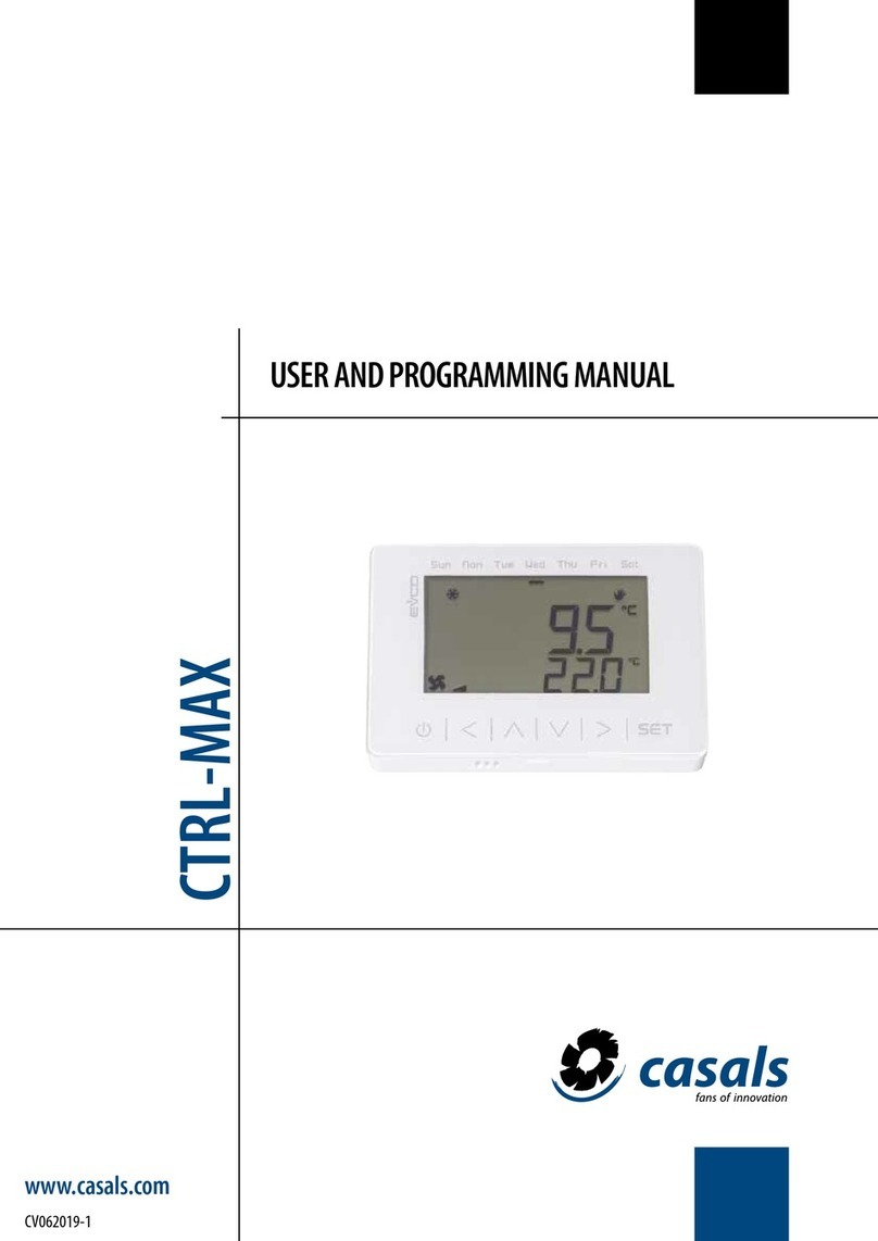 Casals CTRL-MAX User and programming manual