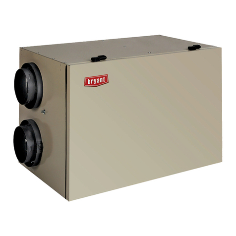 Bryant ERVBBLHA Series User manual