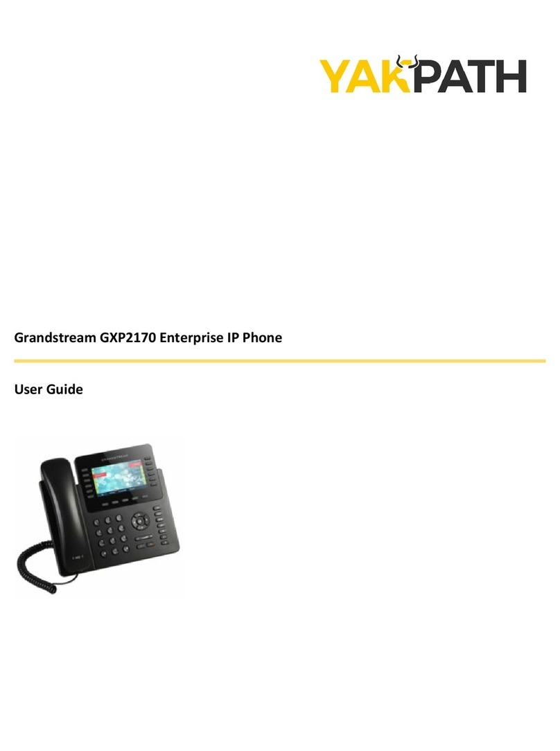 YAKPATH Grandstream GXP2170 user guide