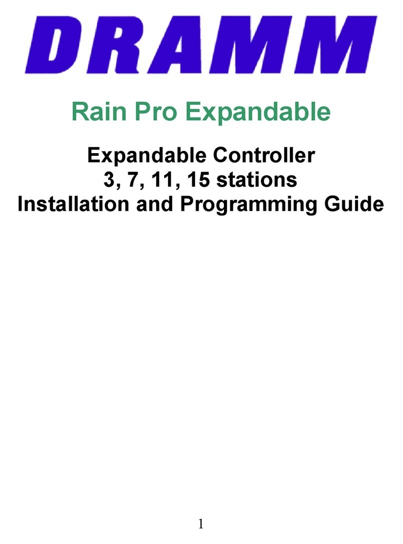 Dramm Rain Pro Expandable Installation and programming guide