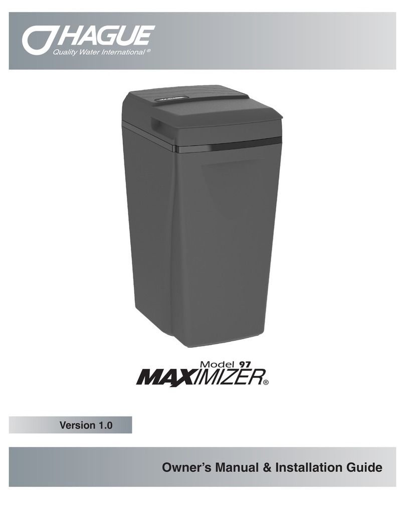 Hague Quality Water MAXIMIZER 97 Series Owner's manual & installation guide