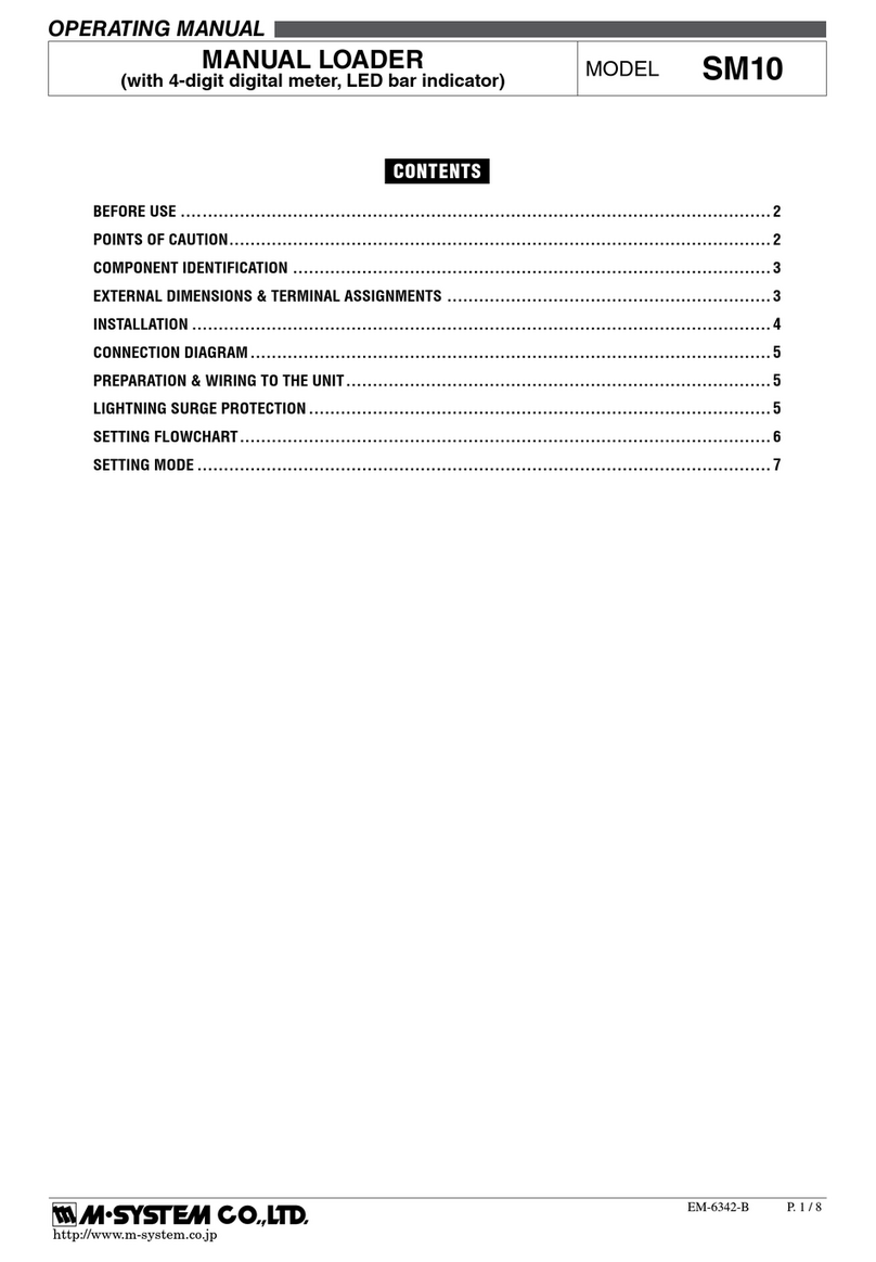M-system SM10 User manual