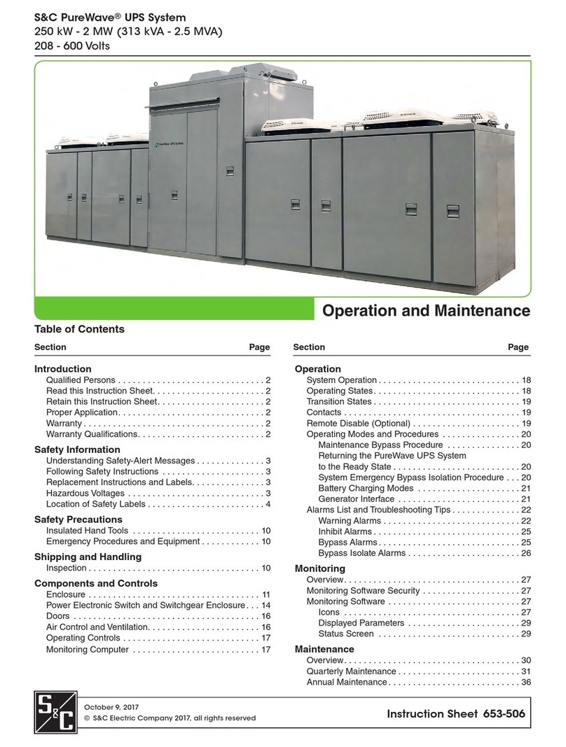 S&C PureWave Operation and maintenance